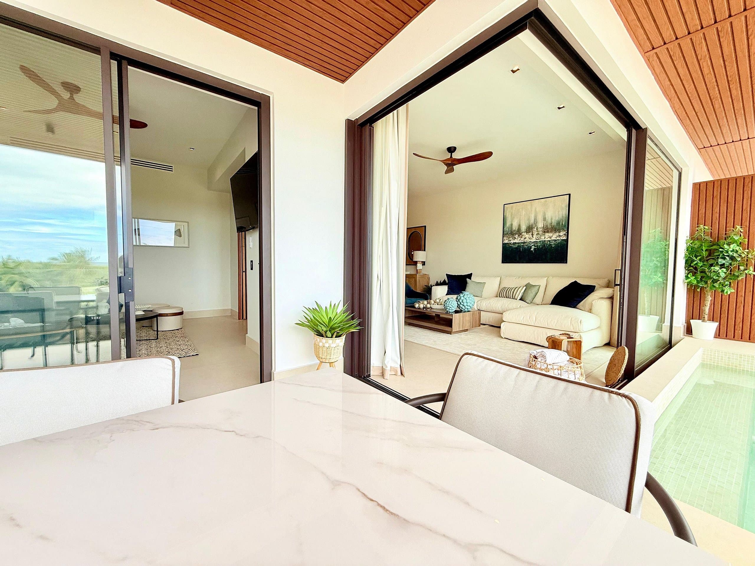 Cap Cana Marina Garden Condo - Luxury Ocean View Retreat with Private Plunge Pool